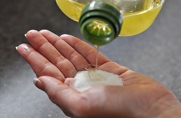 bicarbonatoa oliba olioarekin zakila hazteko